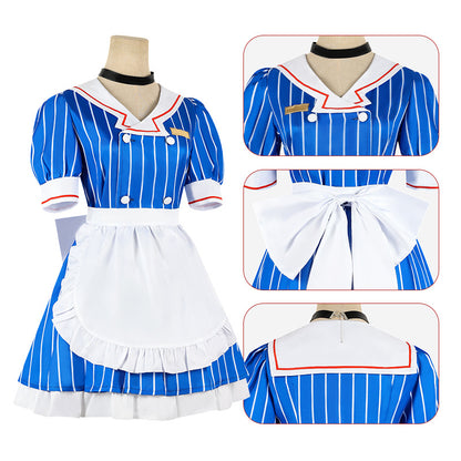 <ijustcos>V Singerr Mesmerizerr Cosplay Costume Summer Dress Maid dress Halloween Costume