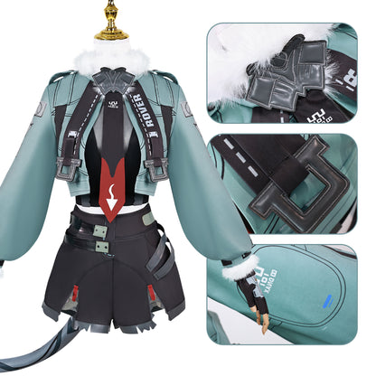 Jane Doe Cosplay Collab Series: Game Zenless Zone Zero ZZZ Jane Doe Cosplay Costume  Halloween Costume